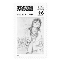 Mother and Child postage by Ashlum Mother and Child postage