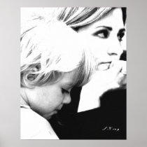 mother and child print