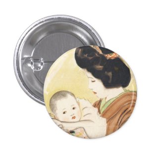 Mother and Child Shinsui Ito japanese portrait art Pins