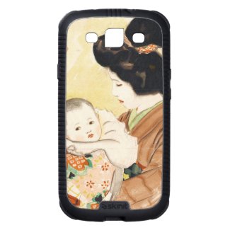 Mother and Child Shinsui Ito japanese portrait art Galaxy SIII Case