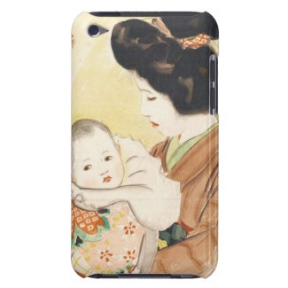 Mother and Child Shinsui Ito japanese portrait art iPod Case-Mate Cases