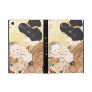Mother and Child Shinsui Ito japanese portrait art Cases For iPad Mini