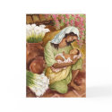 Mother And Child With Calla Lilies cards by JUDERM Mother And Child With Calla Lilies cards