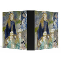Mother and Children, La Promenade, Renoir Vinyl Binder