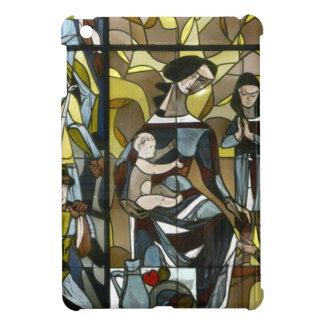 MOTHER AND CHILDREN STAINED GLASS iPad MINI CASE
