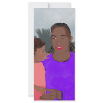 Mother and Daughter Bookmark rack cards
