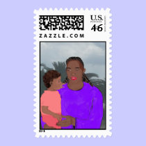 Mother and Daughter Stamp stamps