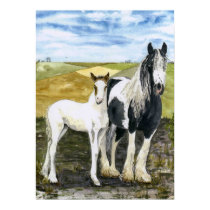 'Mother and Foal' Poster posters by picklelillysdad 'Mother and Foal' Poster posters