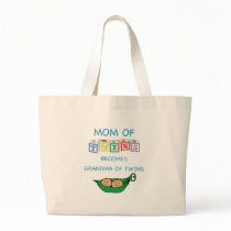 Mother and Grandmother of Twins Tote Bag