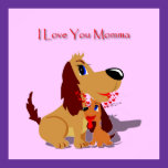 Mother and Puppy Love Poster posters
