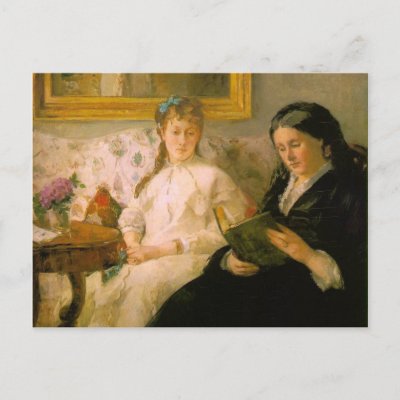 Mother and Sister of the Artist Reading Post Cards