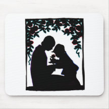 Mother and son mouse pad