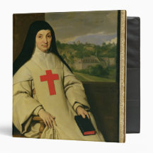 Mother Angelique Arnauld  Abbess Vinyl Binders
