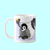 Mother & Baby Penguin mugs