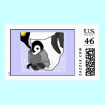 Mother & Baby Penguin stamps