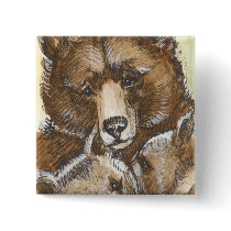 Mother Bear and Cubs buttons