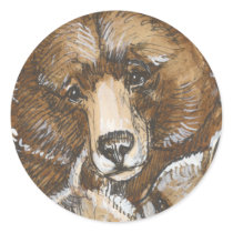 Mother Bear and Cubs stickers