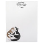 Mother Cat and Kitten Letterhead