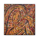 Mother & Child Christmas Magnet Mother & Child Christmas Magnet