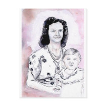 MOTHER & CHILD postcards by whittyart MOTHER & CHILD postcards