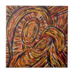 Mother & Child Small Ceramic Chrismas Tile Mother & Child Small Ceramic Chrismas Tile