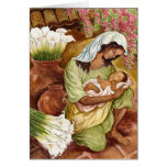 MOTHER & CHILD WITH CALA LILIES - MULTI CARDS