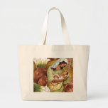 MOTHER & CHILD WITH CALA LILIES - MULTI TOTE BAG
