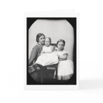 Mother & Children, Gertrude Hubbard Daguerreotype Cards