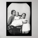 Mother & Children, Gertrude Hubbard Daguerreotype posters