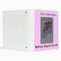 Mother Church, Bethany Baptist Church, Choir Pe... 3 Ring Binder