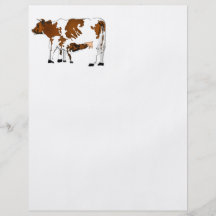 Mother Cow with Calf Flyer