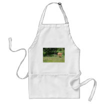Mother Deer Feeds Her Babies aprons by upnorthpw Mother Deer Feeds Her Babies aprons