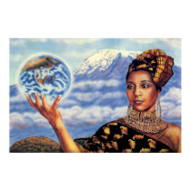 Mother earth by Lisa Iris Poster posters