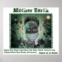 Mother Earth Poster With Words