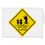 Mother Flippin' Yield Sign cards