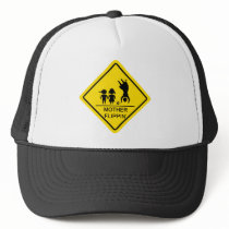 Mother Flippin' Yield Sign hats