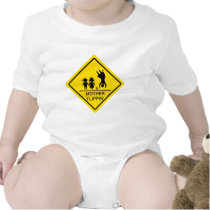 Mother Flippin' Yield Sign t-shirts
