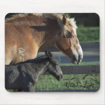 Mother & Foal mousepads by 1drafthorse Mother & Foal mousepads