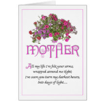 Mother for Mothers Day ...All My Life... Greeting Card