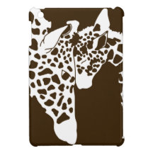 Mother Giraffe and Baby iPad Mini Cover