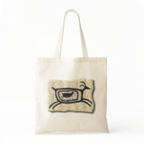 Mother goat-stone canvas bags