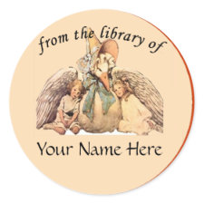 Mother Goose From the Library of Bookplate sticker