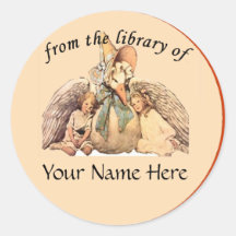 Mother Goose From the Library of Bookplate Sticker