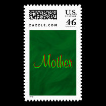 Mother Green Beauty Postage stamps