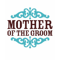 Mother - Groom (Chocolate Brown & Tiffany Blue) shirt