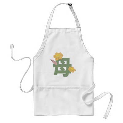 Mother "Haha" 母 Aprons by okawastudios