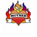 Mother Heart Tattoo Mother's Day Long Sleeve Tee