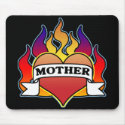 Mother Heart Tattoo Mother's Day Mousepad