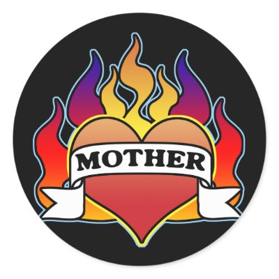 Mother Heart Tattoo Mother's Day Sticker by koncepts