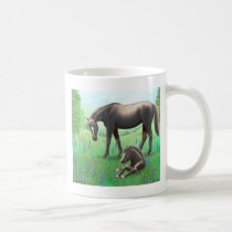 Mother Horse and Her Foal Mug